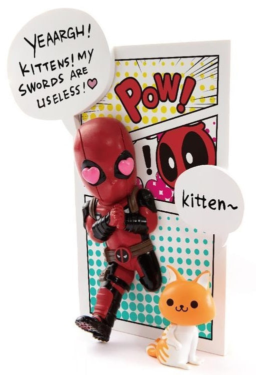 MARVEL COMICS MEA-004 DEADPOOL JUMP OUT 4TH WALL PX FIG (C: