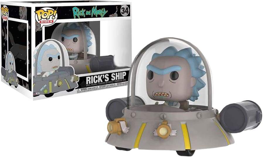 Rick & Morty – Ricks Spaceship Pop! Ride – Pop Stop
