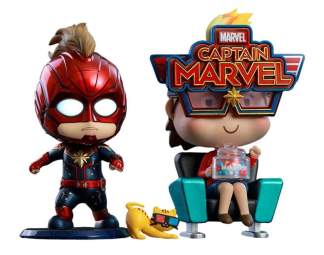 Image Captain Marvel - Captain Marvel & Movbi Cosbaby Set