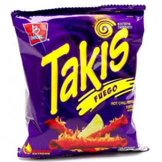 Image Takis Fuego - Hot Chilli Pepper & Lime