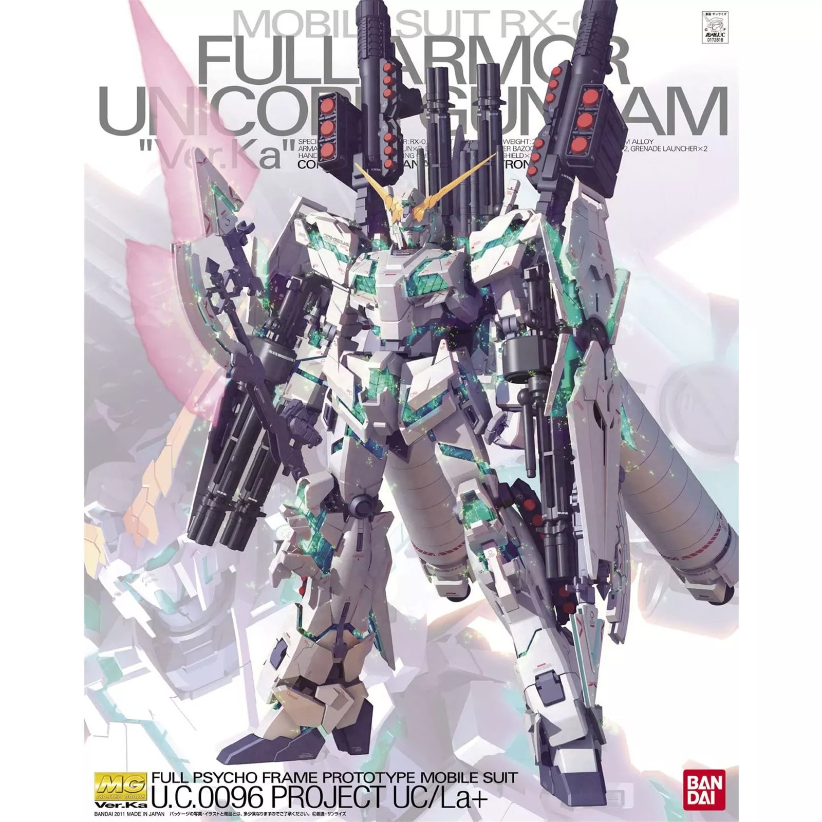 MG 1/100 Rx-0 Full Armor Unicorn Gundam Ver. Ka Model Kit – Pop Stop