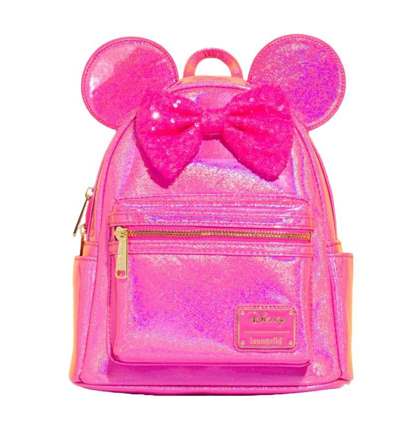 Disney – Minnie Mouse Pink Glitter (US Exclusive) Mini Backpack – Pop Stop